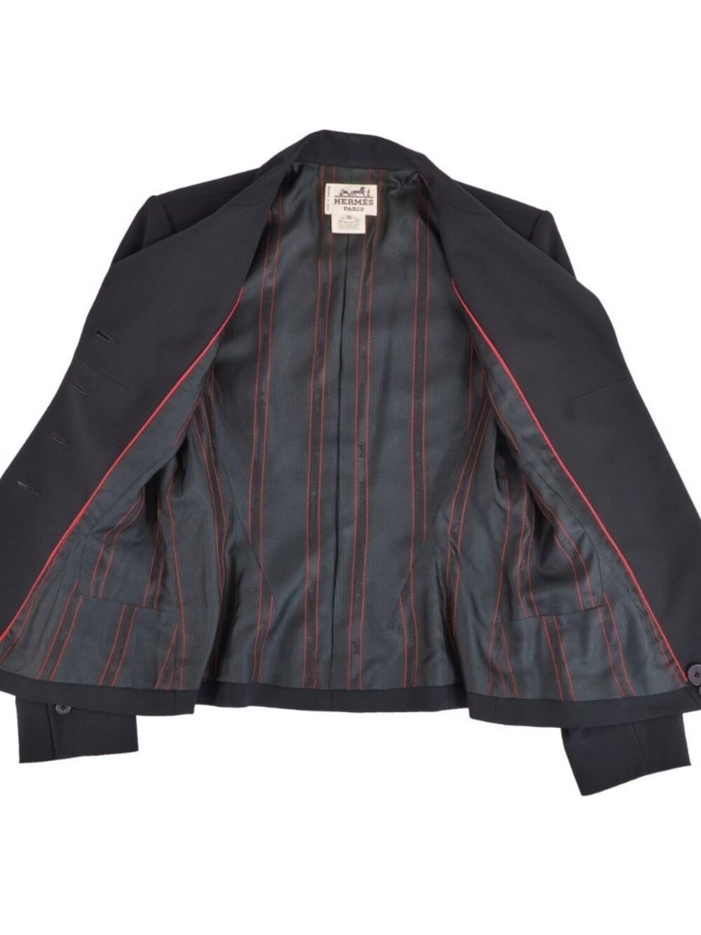 Hermes Vintage Jacket Tailored Wool - Picture 7 of 9